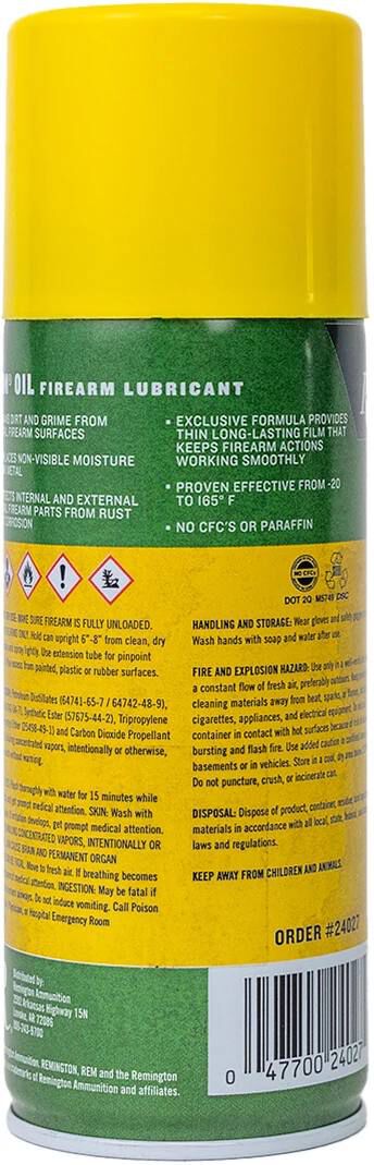 Buy Rem Oil Aerosol, 10 oz, Aerosol | Remington